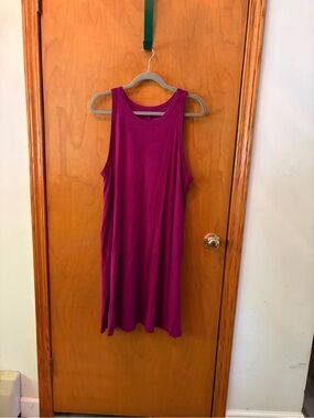 XXL A New Day Magenta Sleeveless Tank Dress